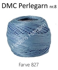 DMC Perlegarn nr. 8 farve 827